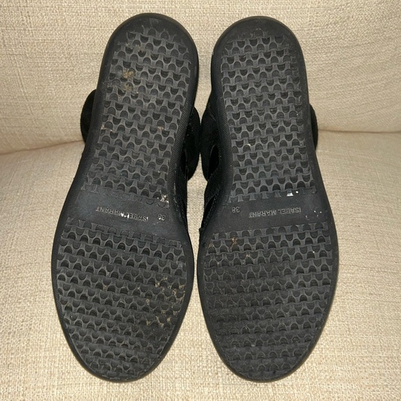 Isabel Marant Bekett Wedge Leather Suede Sneakers - Picture 8 of 8